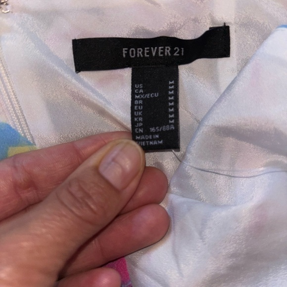 Forever 21 White Satin Dress - Picture 6 of 14